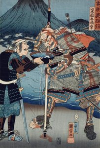 Yamamoto Kansuke Haruyuki door Utagawa Kuniyoshi