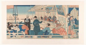 Amerikaans handelshuis in Yokohama