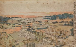 Aanval op een fort door Utagawa Toyoharu