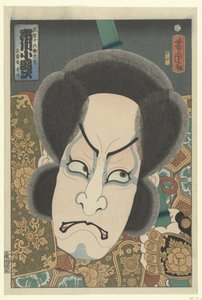 Ichikawa Kodanji door Utagawa Yoshitora