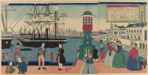 Parijs, Frankrijk (Furansu Parisu no fu), uit de serie 