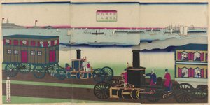 Afbeelding van Stoomlocomotieven die Reizen (Jokisha rikudo tsuko no zu)