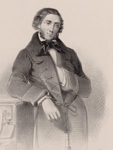 Portret van de pianist en componist Felix Mendelssohn Bartholdy 1809-1847 door V. Guillet