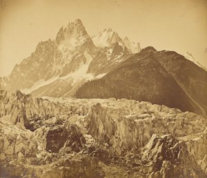 Mont-Blanc (Haute-Savoie), de Glacier des Bois en de Aiguille des Charmoz