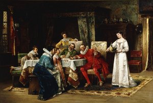 De bezoekende oom door Vaclav Brozik