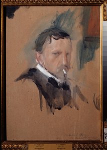 Zelfportret door Valentin Aleksandrovich Serov