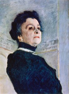 Portret van Maria Nikolayevna Yermolova (detail), 1905