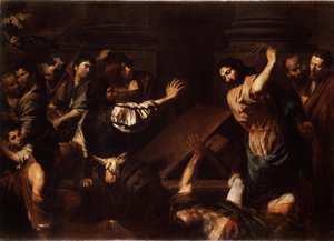 Christus verdrijft de geldwisselaars uit de tempel