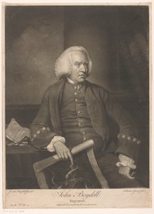 Portret van John Boydell door Valentine Green