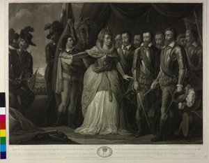 Koningin van Engeland Elisabeth I door Valentine Green