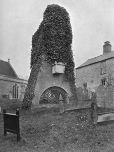 Een bovengronds graf, Pinner Churchyard, Londen, 1924-1926 door Valentine and Sons Ltd