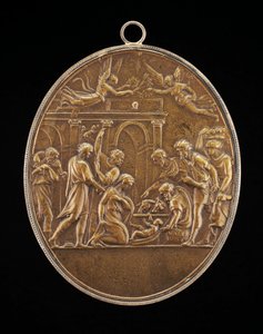 De aanbidding van de herders, 1530s