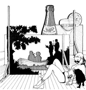 De Geneugten van Zomereten en -drinken. Voor de Set