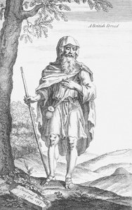 Een Britse Druïde van Stonehenge door William Stukeley door Van Der Gucht