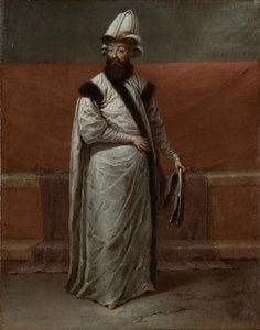 Nevsehirli Damat Ibrahim Pasha, Grootvizier van het Ottomaanse Rijk, ca. 1728 door Vanmour