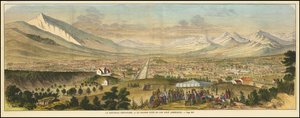 1863 uitzicht Salt Lake City door Various