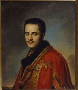 Portret van Nikolay Niolayevich Raevsky de jongere door Vasili Andreevich Tropinin