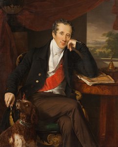 Portret van graaf Nikita Petrovich Panin door Vasili Andreevich Tropinin