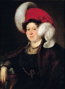 Portret van gravin Natalia Alexandrovna Zubova 1775-1844, geboren Suvorova, 1834