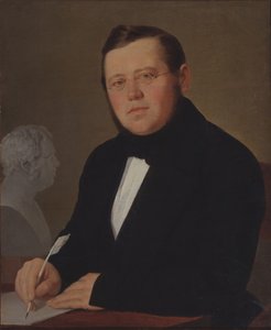 Portret van de auteur Mikhail Zagoskin, 1789-1852