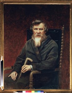 Portret van de historicus en journalist Mikhail Pogodin