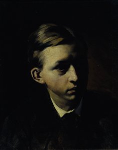 Portret van de schilder Nikolai Alexeyevich Kasatkin 1859-1930, 1876 door Vasili Grigorevich Perov