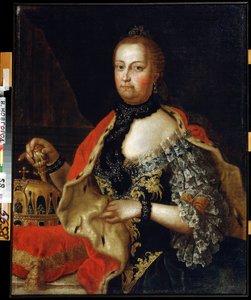 Portret van keizerin Maria Theresia van Oostenrijk door Vasili Kozmich Berezin