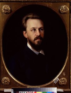 Portret van V. Sukachev, oprichter van het Irkoetsk Kunstmuseum. door Vasili Petrovich Khudoyarov