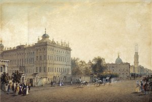 St. Petersburg. Het Anichkov Paleis, 1830s