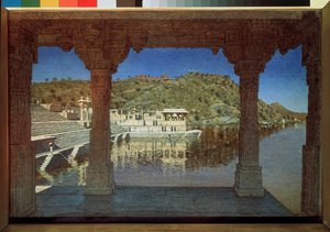 Rajasthan, aan het meer in Udaipur