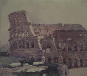 Het Colosseum in Rome door Vasilij Ivanovic Surikov