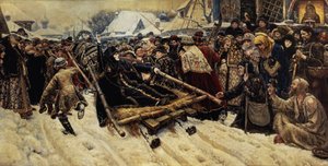 De Executie van Boyarina Pajaritar Morozova (gest.1675) 1887