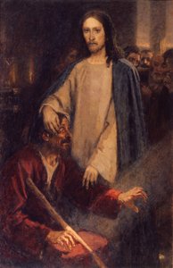 De Genezing van de Blinde Man van Jericho, 1888