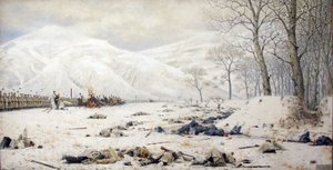 Slagveld bij de Shipka Pass door Vasily Vereshchagin