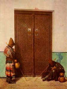 De deur naar het Timur Gur-Emir Mausoleum, 1873 door Vasily Vereshchagin