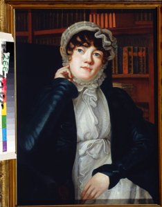 Portret van de dichteres Karolina Pavlova door Vassily Fyodorovich Binemann