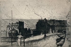 Vliegeren, Montmartre, 1915