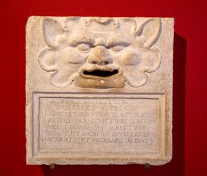 Mond van de Waarheid (Bocca di Leone) (marmer) door Venetian School