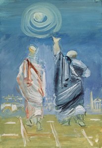 Lucretius wijst naar de zon door Vera Mikhailovna Yermolayeva