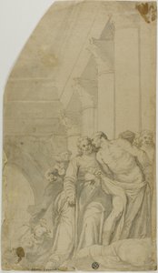 Christus geneest de zieken bij de vijver van Bethesda door Veronese (Paolo Caliari)