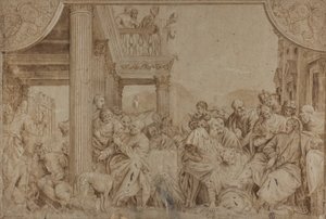 Christus in het huis van Simon