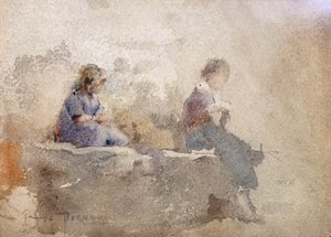Twee jonge vrouwen