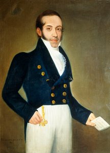 Portret van Don Agustin de las Heras y Carazo, 1828