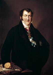 Portret van Ferdinand VII (Fernando VII van Spanje) door Vicente Lopez y Portana