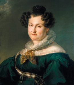 Portret van Maria Cristina Ferdinand van Bourbon