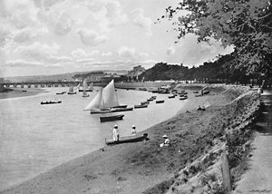 Barnstaple, vanaf South Walk