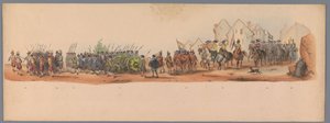 Historische optocht bij het tweede eeuwfeest van de Utrechtse Hogeschool, 1836 (plaat 10)
