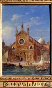 De Santi Giovanni e Paolo San Zanipolo Kerk door Victor Adam