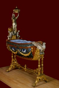 Wieg van de keizerlijke prins Eugene Louis Joseph, zoon van Napoleon III
