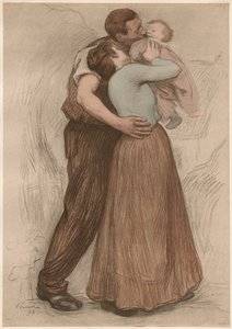 De Kus door Victor Emile Prouve